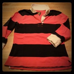 J Crew striped rugby shirt